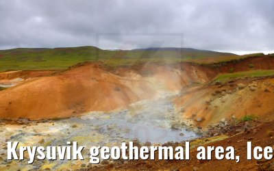 Krysuvik geothermal area, Iceland 19.08.2021