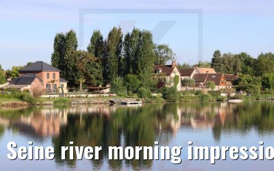 Seine river morning impressions