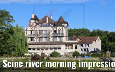 Seine river morning impressions