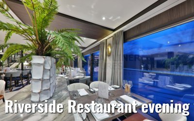 Riverside Restaurant evening view VIVA Enjoy
