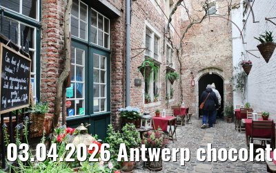 03.04.2026 Antwerp chocolate love excursion