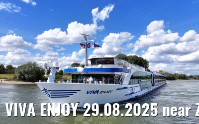 VIVA ENJOY 29.08.2025 near Zons, Rhine river