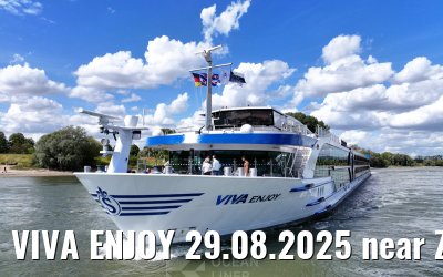 VIVA ENJOY 29.08.2025 near Zons, Rhine river