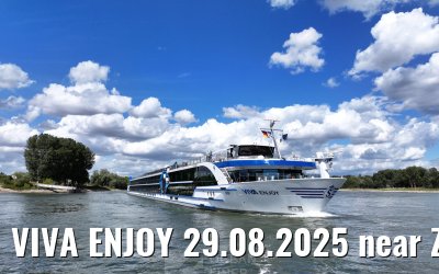 VIVA ENJOY 29.08.2025 near Zons, Rhine river