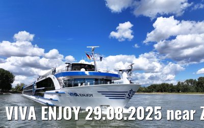 VIVA ENJOY 29.08.2025 near Zons, Rhine river
