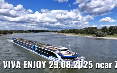 VIVA ENJOY 29.08.2025 near Zons, Rhine river