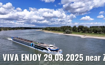 VIVA ENJOY 29.08.2025 near Zons, Rhine river