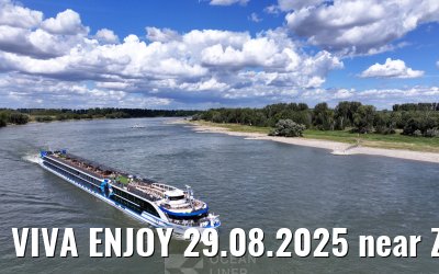 VIVA ENJOY 29.08.2025 near Zons, Rhine river