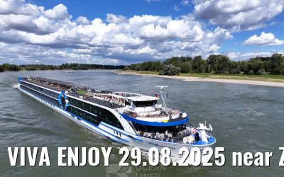 VIVA ENJOY 29.08.2025 near Zons, Rhine river