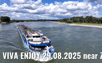 VIVA ENJOY 29.08.2025 near Zons, Rhine river