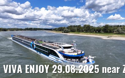 VIVA ENJOY 29.08.2025 near Zons, Rhine river
