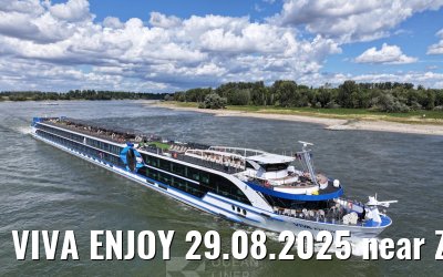 VIVA ENJOY 29.08.2025 near Zons, Rhine river