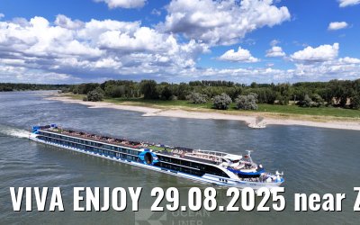 VIVA ENJOY 29.08.2025 near Zons, Rhine river