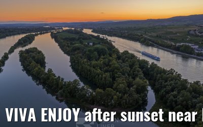 VIVA ENJOY after sunset near Eltville 30.08.2025