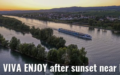 VIVA ENJOY after sunset near Eltville 30.08.2025