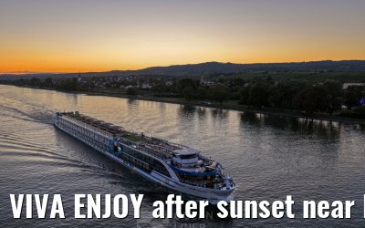 VIVA ENJOY after sunset near Eltville 30.08.2025
