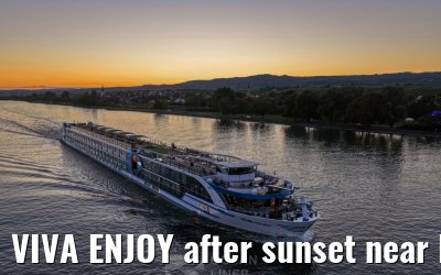 VIVA ENJOY after sunset near Eltville 30.08.2025