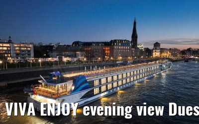 VIVA ENJOY evening view Duesseldorf 13.01.2025
