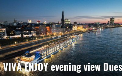 VIVA ENJOY evening view Duesseldorf 13.01.2025