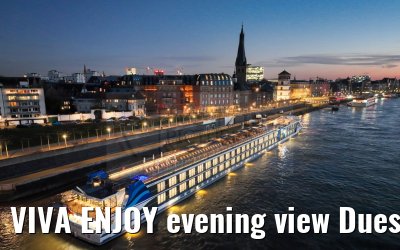VIVA ENJOY evening view Duesseldorf 13.01.2025