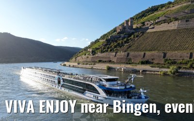 VIVA ENJOY near Bingen, evening light 30.08.2025