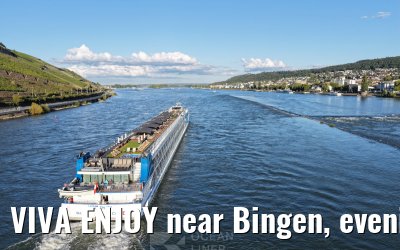 VIVA ENJOY near Bingen, evening light 30.08.2025