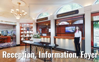 Reception, Information, Foyer VIVA Gloria
