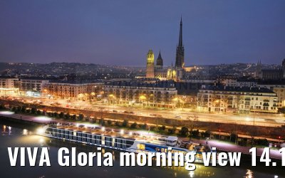 VIVA Gloria morning view 14.12.2024 Rouen
