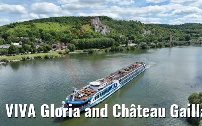 VIVA Gloria and Château Gaillard Les Andelys
