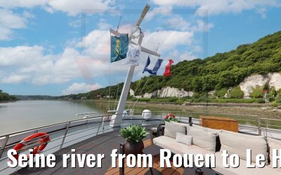 Seine river from Rouen to Le Havre