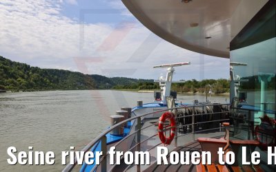 Seine river from Rouen to Le Havre