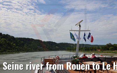 Seine river from Rouen to Le Havre