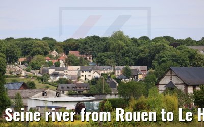Seine river from Rouen to Le Havre