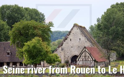 Seine river from Rouen to Le Havre