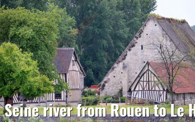 Seine river from Rouen to Le Havre