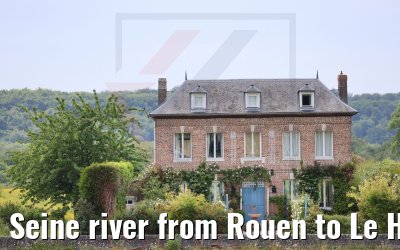 Seine river from Rouen to Le Havre