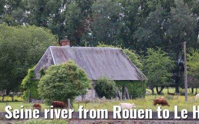 Seine river from Rouen to Le Havre