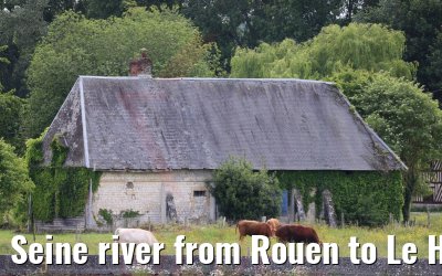 Seine river from Rouen to Le Havre