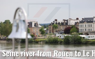 Seine river from Rouen to Le Havre