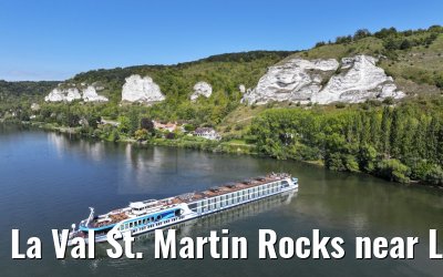 La Val St. Martin Rocks near Les Andelys, MS Gloria 15.09.2023