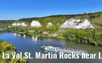 La Val St. Martin Rocks near Les Andelys, MS Gloria 15.09.2023