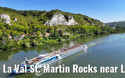 La Val St. Martin Rocks near Les Andelys, MS Gloria 15.09.2023