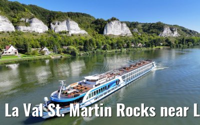 La Val St. Martin Rocks near Les Andelys, MS Gloria 15.09.2023