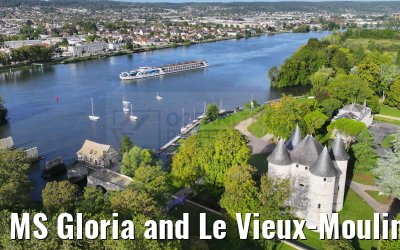 MS Gloria and Le Vieux-Moulin de Vernon and Chateau Tourelles 19.09.2023