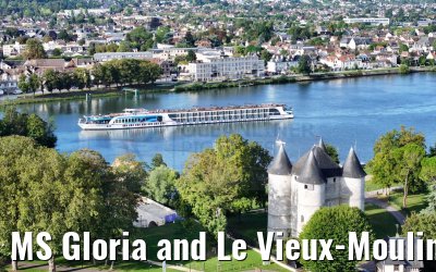 MS Gloria and Le Vieux-Moulin de Vernon and Chateau Tourelles 19.09.2023