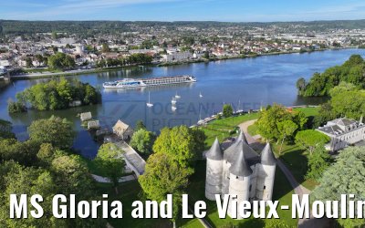 MS Gloria and Le Vieux-Moulin de Vernon and Chateau Tourelles 19.09.2023