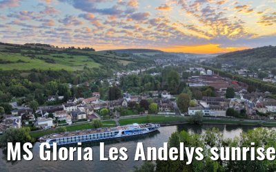 MS Gloria Les Andelys sunrise 15.09.2023