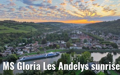 MS Gloria Les Andelys sunrise 15.09.2023