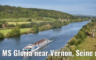 MS Gloria near Vernon, Seine river 19.09.2023