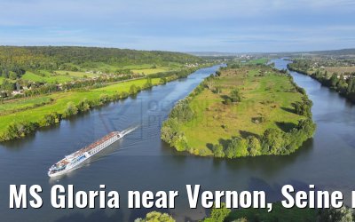 MS Gloria near Vernon, Seine river 19.09.2023